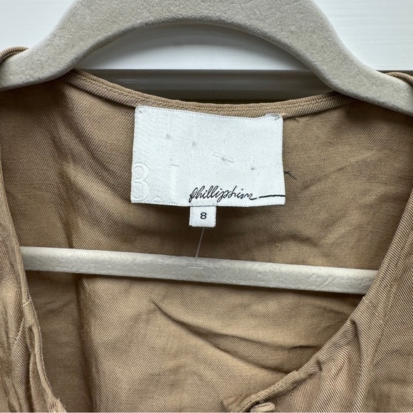 3.1 Phillip Lim Tan Sleeveless Utility Belted Sheath Dress - Picture 6 of 14